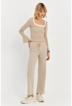 Kadın Vanilya Palazzo Eşofman Altı ALB6011