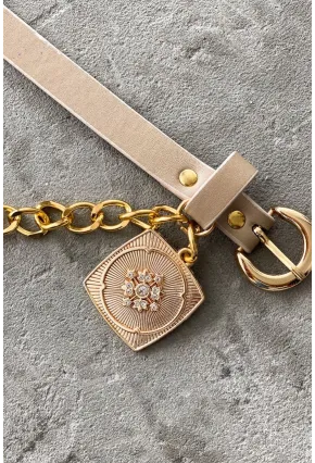 Kadın Vizon Köstek Detaylı Kemer BE666