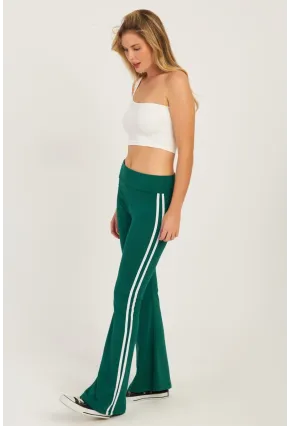 Kadın Yeşil İspanyol Paça Eşofman Altı SF2542