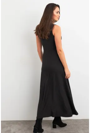 Kadın Antrasıt Basic Midi Elbise MEY3019