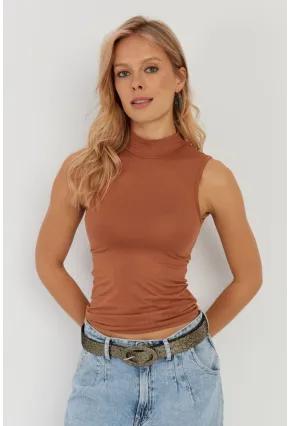 Kadın Badem Kolsuz Bluz LPP1260