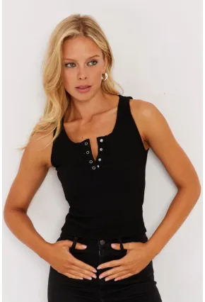 Kadın Beyaz-Siyah Patlı Kaşkorse Bluz MK06