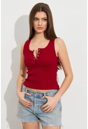 Kadın Bordo Patlı Kaşkorse Bluz MK02