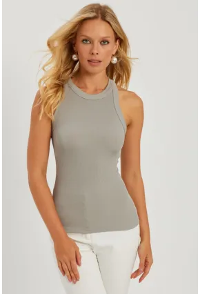 Kadın Çağla Yeşili Fitilli Bluz AYD317