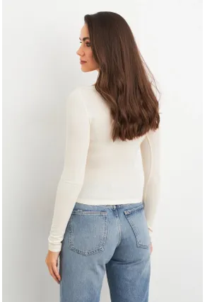 Kadın Ekru Bluz MX9390