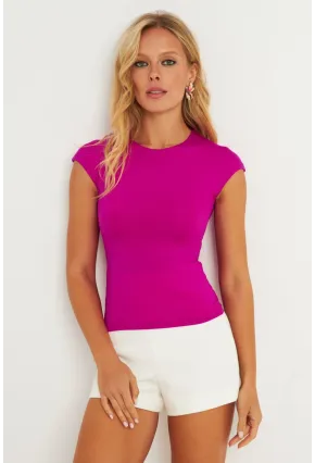 Kadın Fuşya Bluz LPP1281