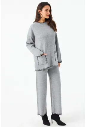 Kadın Gri Alt Üst Takım MMK61