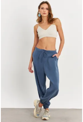 Kadın İndigo Kubra Şalvar Pantolon GÇ900