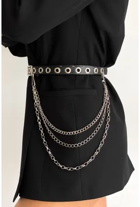 Kadın  Kuşgözlü Zincirli Kemer BE633