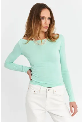 Kadın Mint Bluz HOR13
