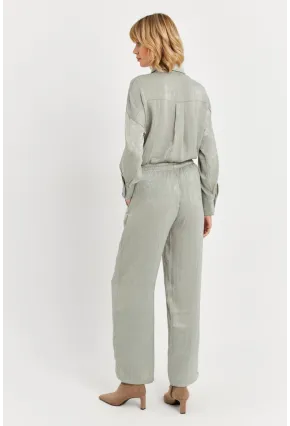 Kadın Mint Saten Pantolon MCAR1128