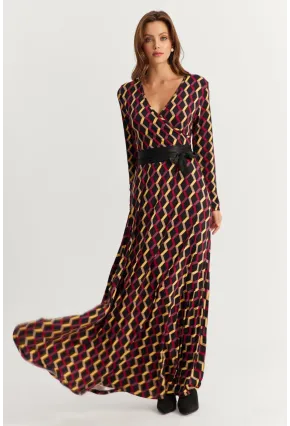 Kadın Multi Kruvaze Maxi Elbise VTN3