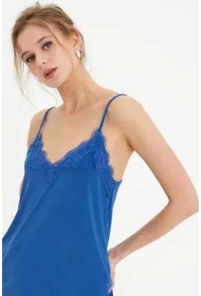 Kadın Saks Dantelli Atlet LPP5008