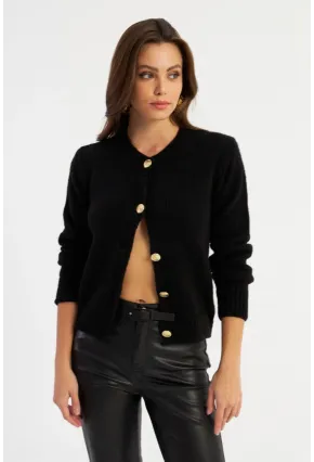 Kadın Siyah Hırka YV285