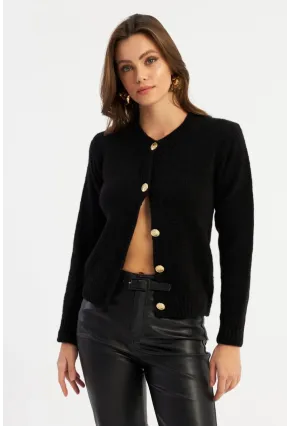 Kadın Siyah Hırka YV285