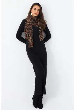 Kadın Siyah Maxi Elbise MLİK65