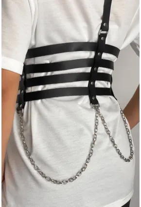 Kadın Siyah Vücut Kemeri BE631