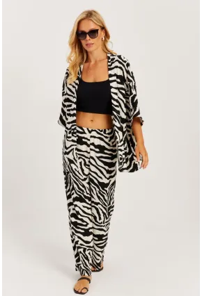 Kadın Taş-Siyah Kimono Takım RİN305