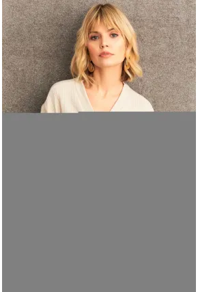 Kadın Vanilya Düğme Detaylı Bluz TF57