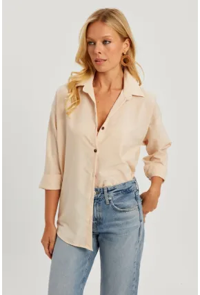 Kadın Vanılya Gömlek Q987