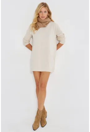 Kadın Vanilya Triko Tunik YV110