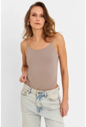 Kadın Vizon Çıtçıtlı Body ZH129