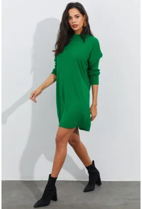 Kadın Yeşil Triko Tunik YV110