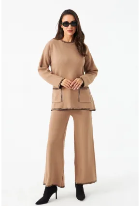 Kadın Camel Alt Üst Takım MMK61