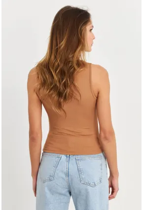 Kadın Camel Önü Pencereli Atlet MK29