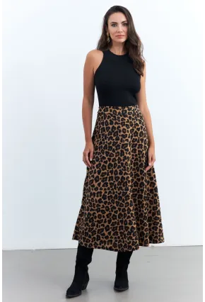 Kadın Camel-Siyah Çan Etek MLON3005