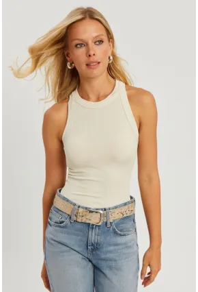 Kadın Ekru Fitilli Bluz AYD317