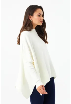 Kadın Ekru Yırtmaçlı Triko Bluz MSMT2262