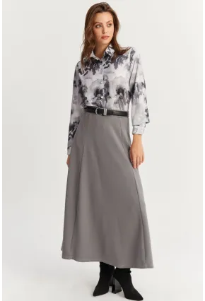Kadın Gri Çan Etek MLON3005