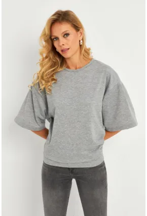 Kadın Gri Sweatshirt EY2911