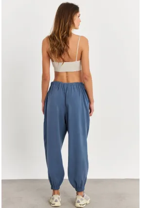 Kadın İndigo Kubra Şalvar Pantolon GÇ900