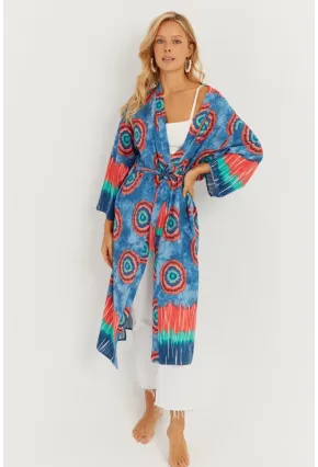 Kadın Multi Desenli Kimono GÇ155