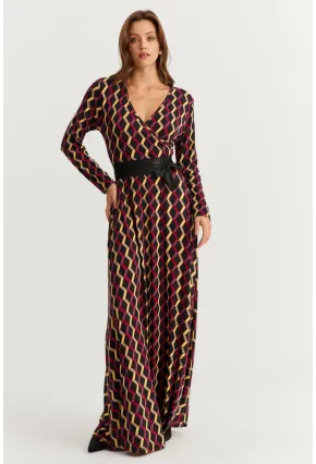 Kadın Multi Kruvaze Maxi Elbise VTN3
