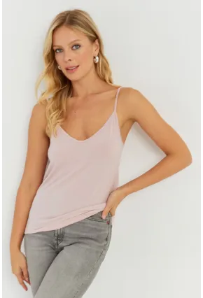 Kadın Pudra Askılı Bluz AYD269