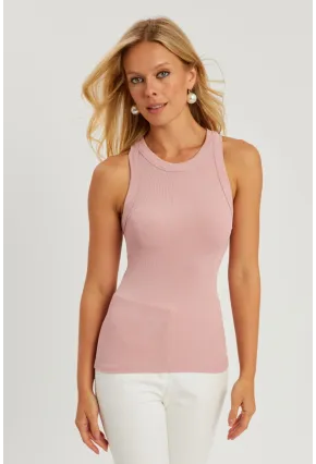 Kadın Pudra Fitilli Bluz AYD317