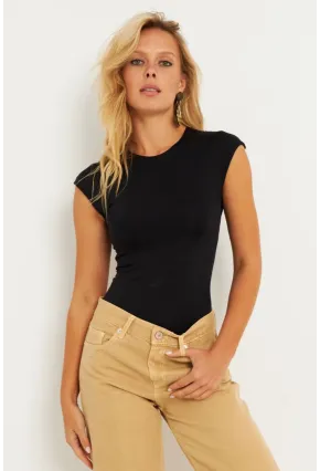 Kadın Siyah Bluz LPP1281