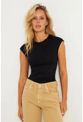 Kadın Siyah Bluz LPP1281