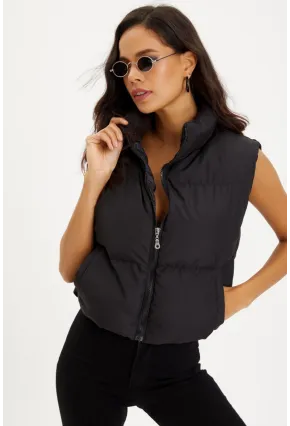 Kadın Siyah Şişme Yelek DAF4910