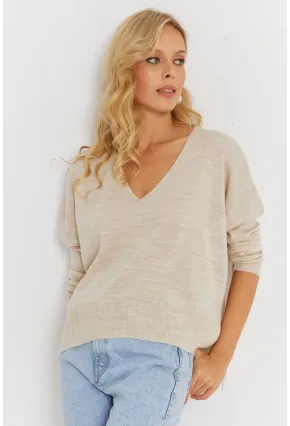 Kadın Taş Önü Kısa Triko Kazak YİL551