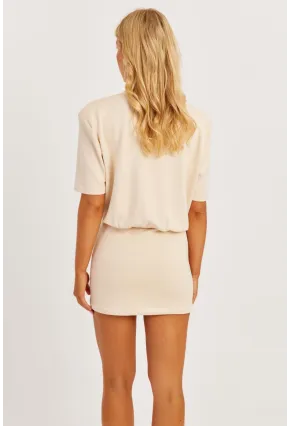 Kadın Taş Vatkalı Basic Elbise KED153