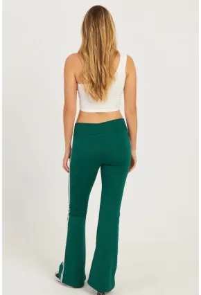 Kadın Yeşil İspanyol Paça Eşofman Altı SF2542