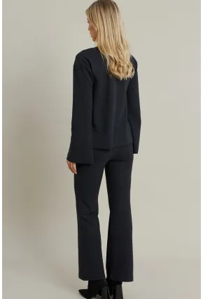 Kadın Antrasit Bağlama Detaylı Alt Üst Takım YLE1098