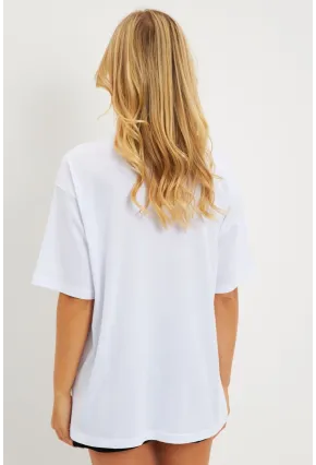 Kadın Beyaz Baskılı T-Shirt DY1329