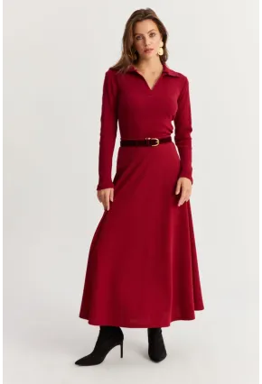 Kadın Bordo Çan Etek MLON3005