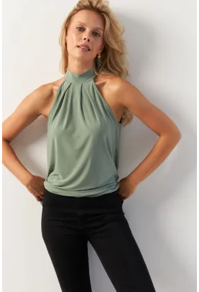 Kadın Çağla Sırtı Damla Yılbaşı Bluz LPP5043