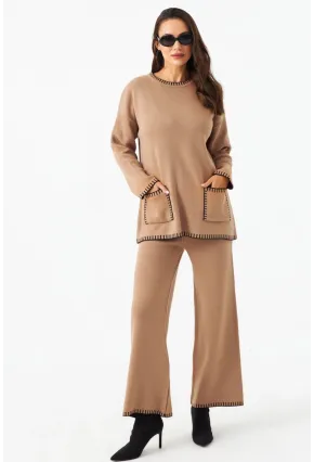 Kadın Camel Alt Üst Takım MMK61